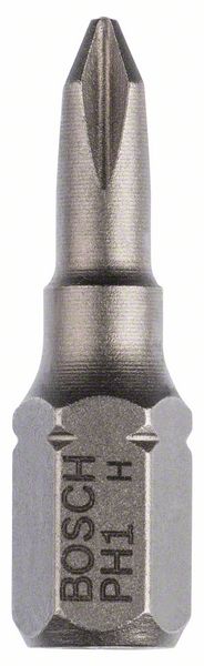BOSCH Schrauberbit Extra-Hart PH 1, 25 mm, 10er-Pack, Tight Pack