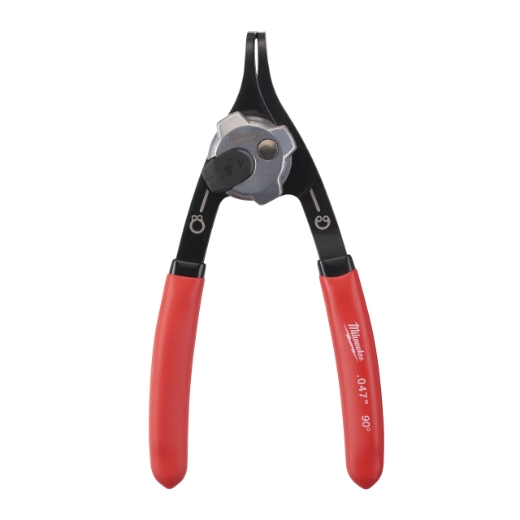 MILWAUKEE 90° gekröpft, 1,2 mm Spitze, für Größe A1/J1 Sicherungsringzange für Wellen und Bohrungen