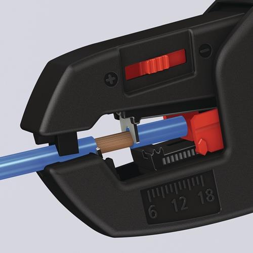 KNIPEX Automatikabisolierzange L.180mm 0,2-6 (AWG 24-10) mm² KNIPEX
