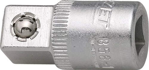 Vergrößerungsstück 858-1 Antr.1/4 Zoll Abtrieb 3/8 Zoll L.26,5mm HAZET