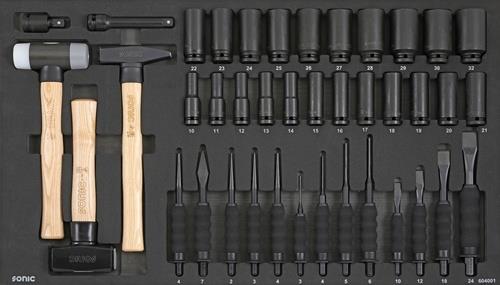 SONIC Wkz.wagen Sonic NEXT S12 B1004xT518xH1029mm 900kg 8 Schubl.485-tlg.Stahlbl.SONIC