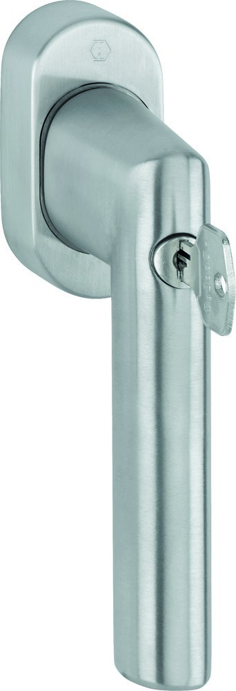 HOPPE® Fenstergriff abschließbar Amsterdam E0400S/US9056 100NM, mit Schrauben, Edelstahl, 12017905 HOPPE® Fenstergriff abschließbar Amsterdam E0400S/US9056 100NM, mit Schrauben, Edelstahl, 12017905