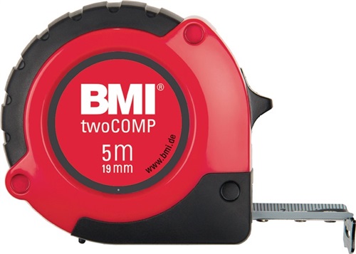 Taschenrollbandmaß twoComp BMI