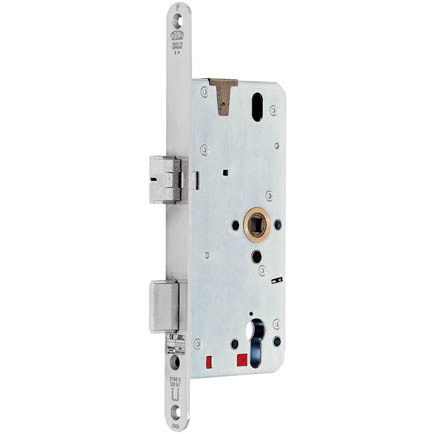 BKS Elektrisch verriegelndes Panik-Einsteckschloss B 2136, rund, 9/72 mm, Edelstahl BKS Elektrisch verriegelndes Panik-Einsteckschloss B 2136, rund, 9/72 mm, Edelstahl