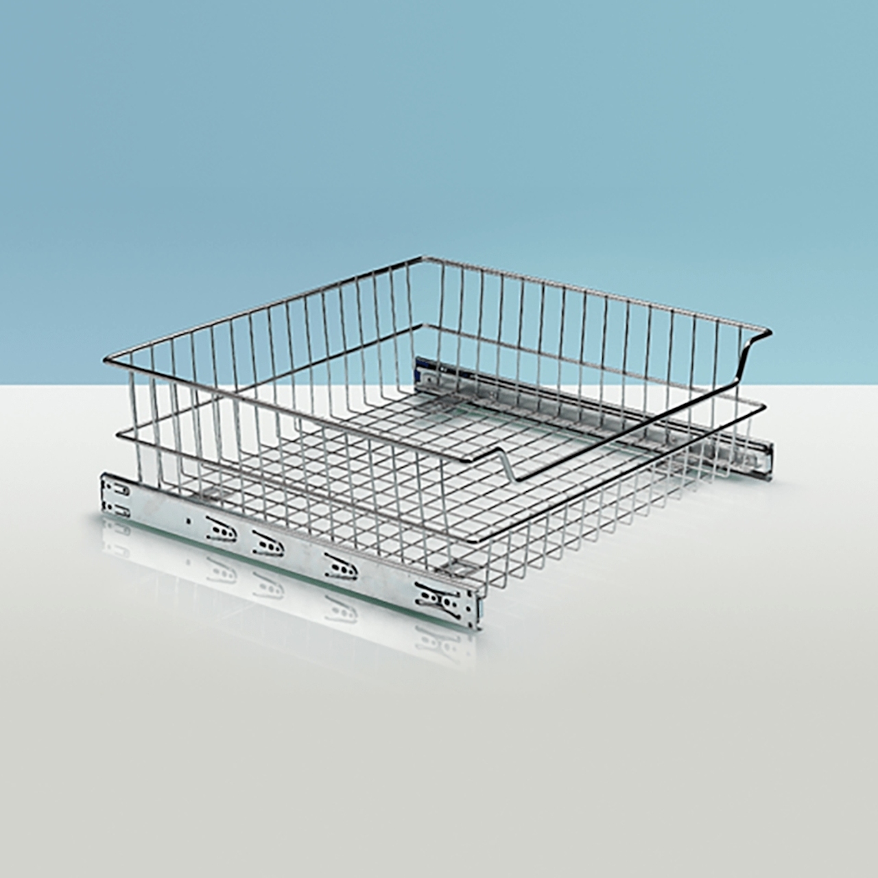 HETTICH Breitenverstellbare Ausziehkörbe 35 kg mit Kugelauszug und Silent System