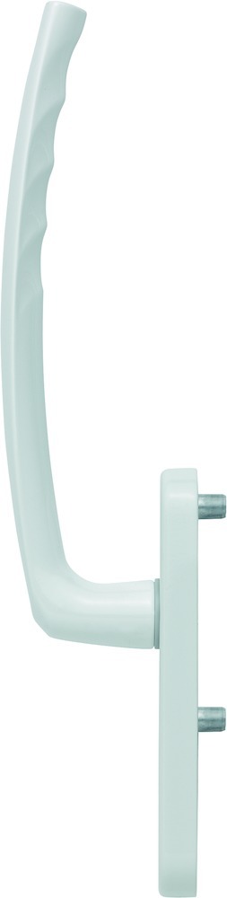 HOPPE® Handhebelgarnitur Atlanta HS-0530/431N-AS, ohne Schrauben, Aluminium, Profilzylinder gelocht