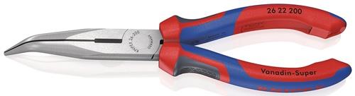 KNIPEX Flachrundzange L.200mm pol.40Grad gew.Comfort-Griffe KNIPEX