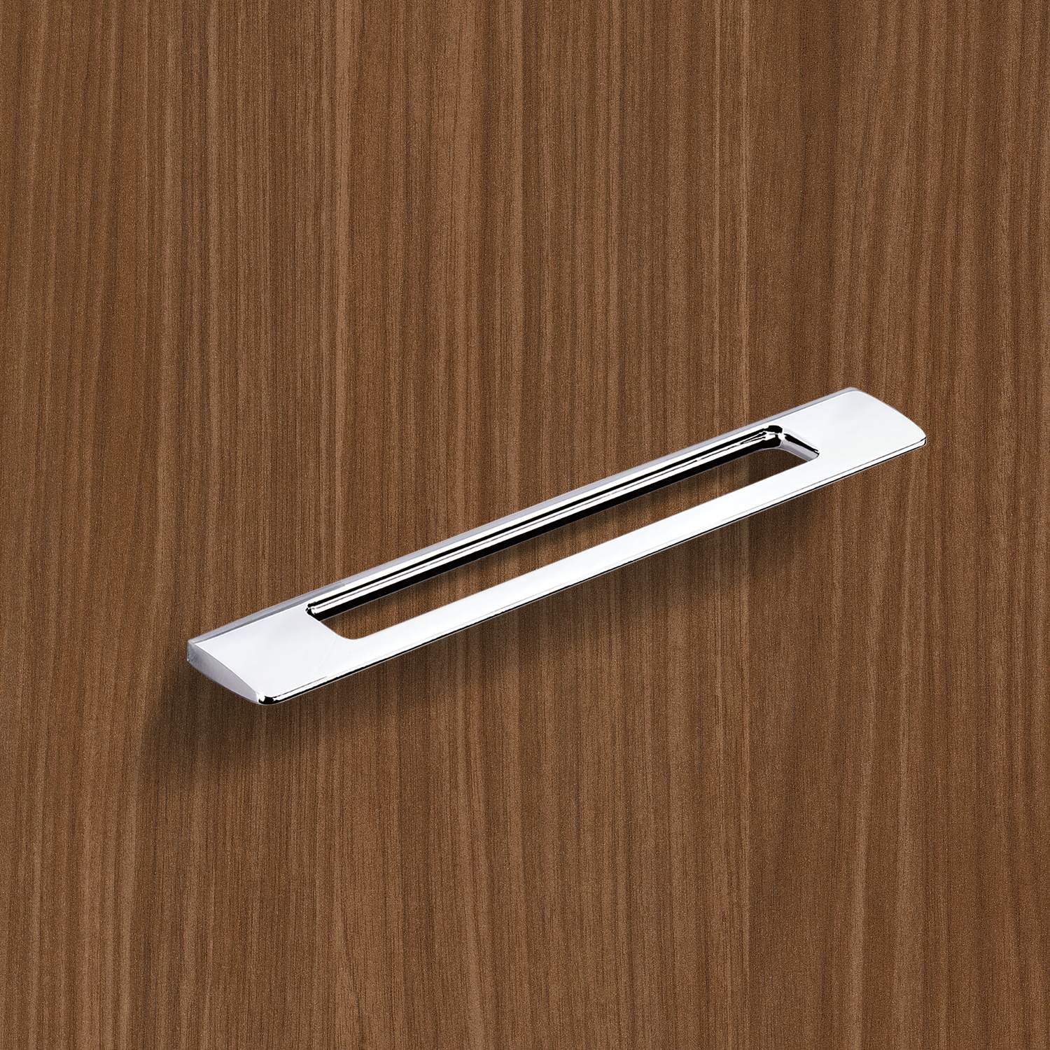 HETTICH Griff Nubia, •–• 256, L 309 mm, B 8 mm, H 35 mm, Verchromt glanz, 9106167 HETTICH Griff Nubia, •–• 256, L 309 mm, B 8 mm, H 35 mm, Verchromt glanz, 9106167