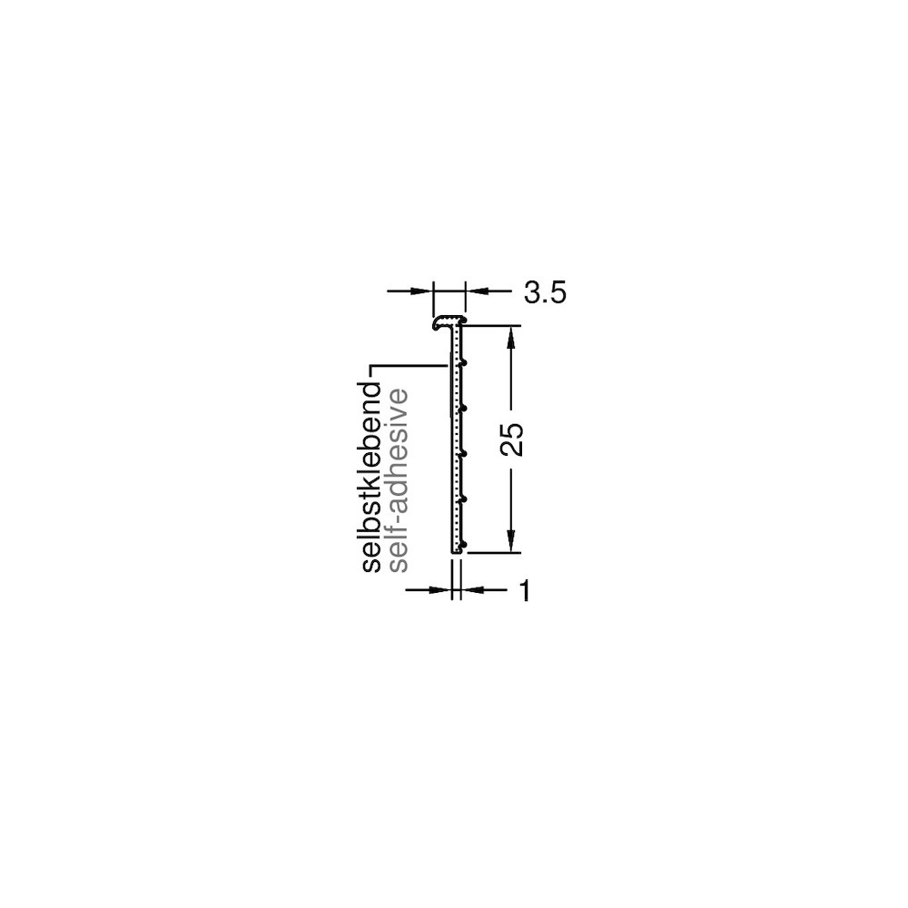 GUTMANN Fensterbankdichtung UD 400-1