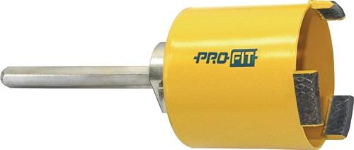 PROFIT Lochsäge Concrete Light Dry D.133mm Schnitt-T.65mm HSS Schaftausf.Click & Drill