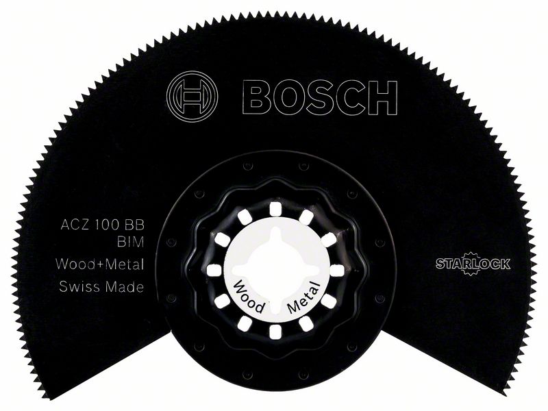 BOSCH BIM Segmentsägeblatt ACZ 100 BB, Wood and Metal, 100 mm, 1er-Pack