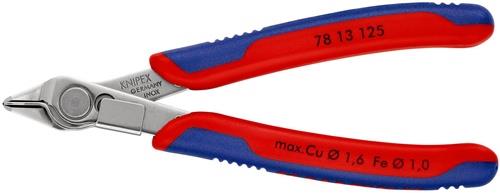 KNIPEX Elektronikseitenschneider Super-Knips® INOX L.125mm Form 1 Facette nein pol.