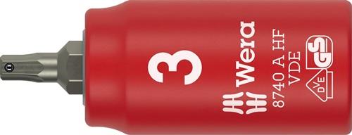 WERA Steckschlüsseleinsatz 8740 A VDE HF 1/4 Zoll SW 3mm L.45mm WERA