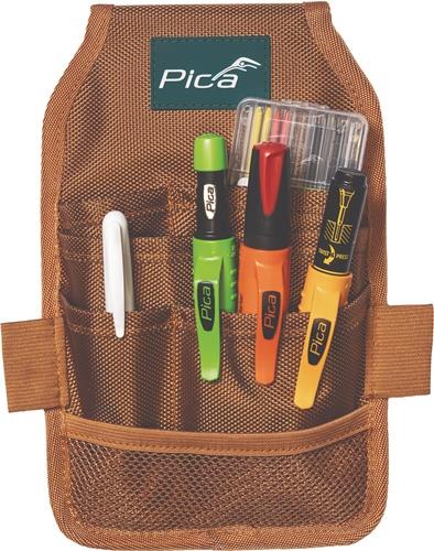PICA Werkzeug-Set Gürteltasche Master-Belt braun Inh.5-tlg.PES 1680D,beids.10 St.PICA
