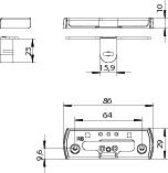 WINKHAUS Drehsperre GRT.DS-SBK.H.13-29, WINKHAUS Drehsperre GRT.DS-SBK.H.13-29,
