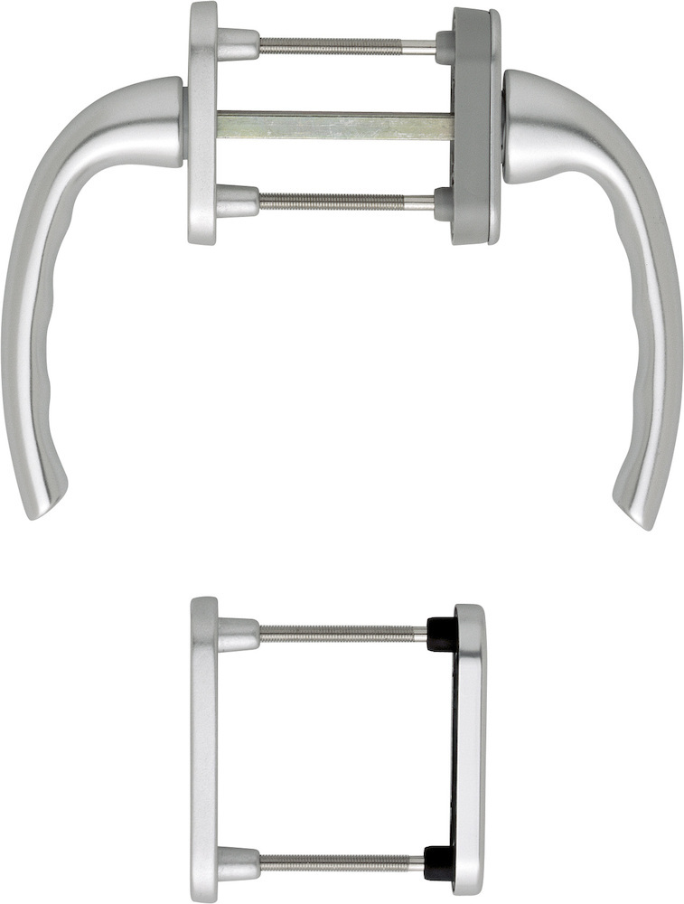 HOPPE® Fenstertürgriffgarnitur Tôkyô 0710RH/66N/U26, Aluminium, 2017826 HOPPE® Fenstertürgriffgarnitur Tôkyô 0710RH/66N/U26, Aluminium, 2017826