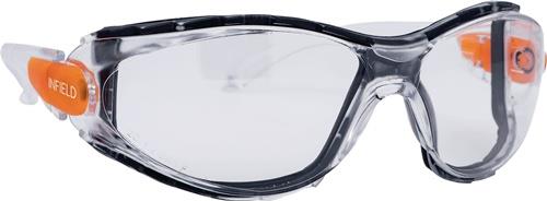 INFIELD SAFETY Schutzbrille Matador EN 166 Fassung:Kristall,Scheibe:klar PC INFIELD SAFETY