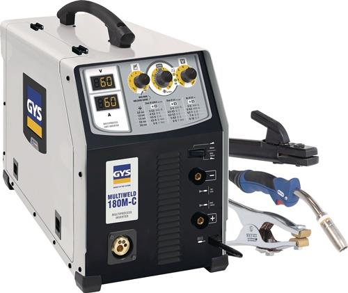 GYS MIG/MAG-Schweißanlage MULTIWELD 180M-C m.Zub.30-180 A gasg.GYS GYS MIG/MAG-Schweißanlage MULTIWELD 180M-C m.Zub.30-180 A gasg.GYS
