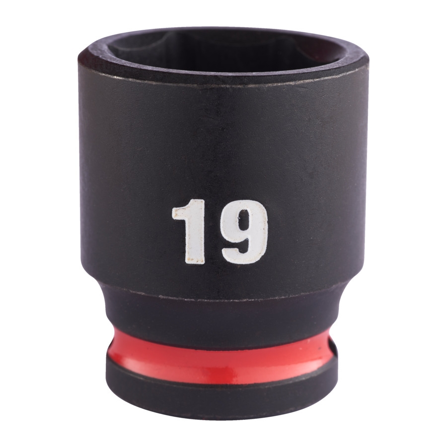 MILWAUKEE 19 x 34 mm SHOCKWAVE Schlagnuss 3/8" kurz
