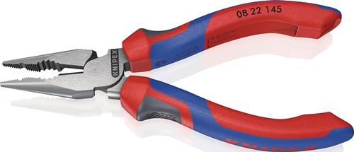 KNIPEX Spitzkombizange L.145mm pol.Comfort-Griff schwarz atram.KNIPEX