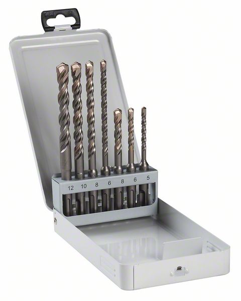 BOSCH Hammerbohrer-Set, 7-teilig, 5 - 12 mm