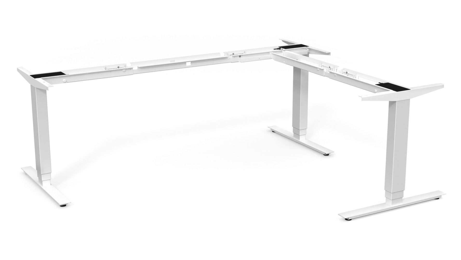 SWEDSTYLE Tischgestell AERO 3D, 3-Bein mit 660mm Hub, RAL 9016 verkehrsweiß