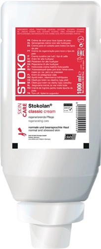 Stokolan Hautpflegecreme Stokolan® Classic 1l leicht parfümiert Softflasche