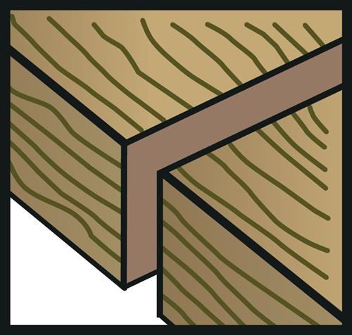 TECWERK Stichsägeblatt Gesamt-L.100mm Zahnt.2,5mm S.1,45mm HCS 5 St./Karte TECWERK