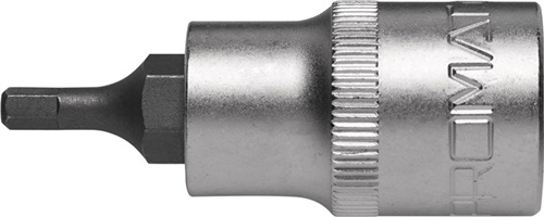 Steckschlüsseleinsatz 1/2 Zoll Innen-6-kant SW 6mm L.90mm PROMAT