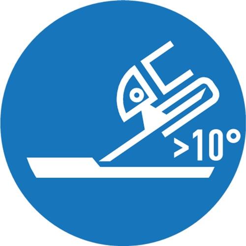 PFERD TOOLS Schruppscheibe CERAMIC SGP STEELOX D125xS4,1mm gekr.SG STEELOX