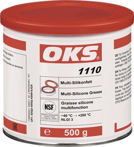 OKS Multi-Silikonfett OKS 1110 NSF H1 transp.500g Dose OKS