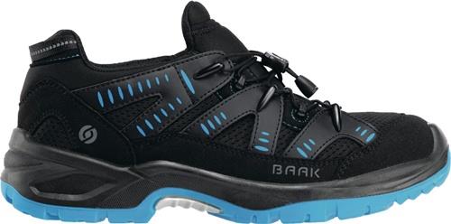BAAK Sicherheitsschuh Homer Gr.45 W.10-14 schwarz/blauTextil S1P SRC ESD EN20345
