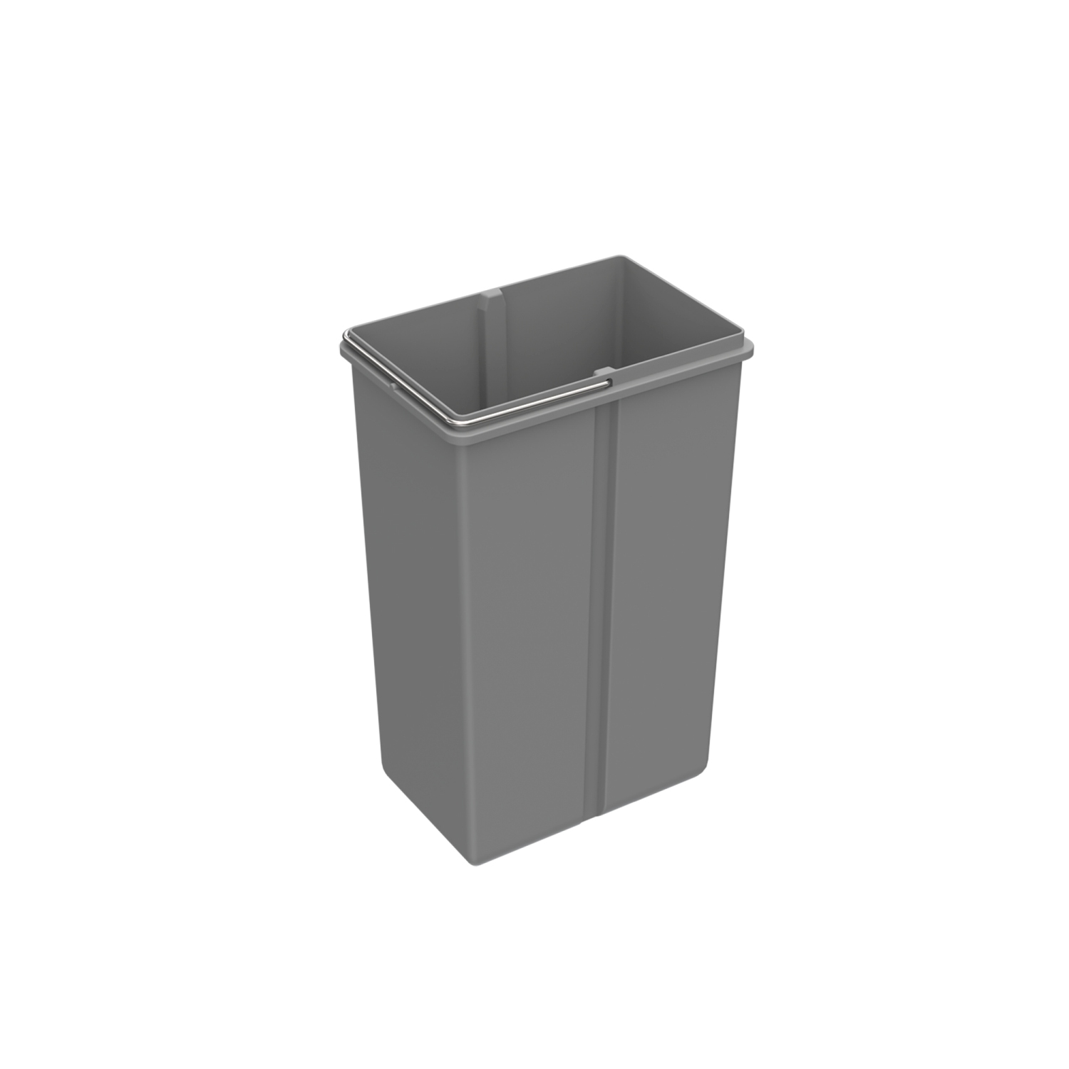 HETTICH Bin.it Duo I, 10 l, Kunststoff grau, 225 x 150 x 350 mm, 9079998