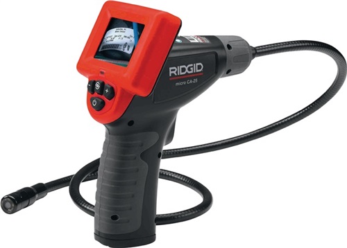 RIDGID Inspektionskamera micro CA-25 2,7 Zoll 480x234 17mm LED 4 Kabel-L.1200mm RIDGID