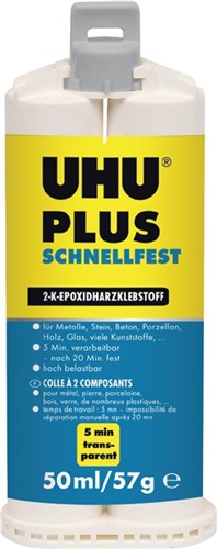 2K-Epoxidharzklebstoff PLUS SCHNELLFEST UHU