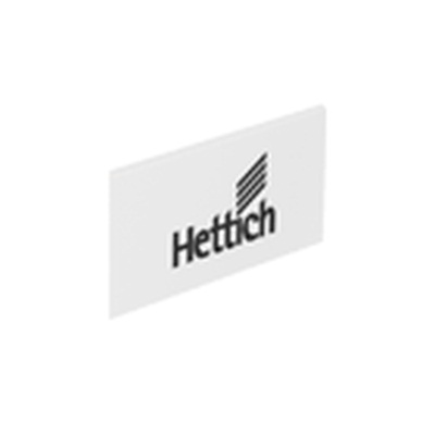 HETTICH ArciTech Abdeckkappe, weiß mit Hettich Logo, 9123006
