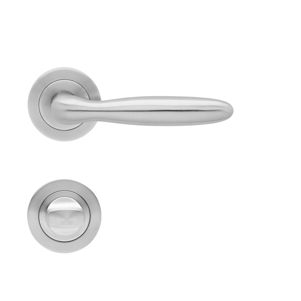 KARCHER DESIGN Drückergarnitur ER24 - Korfu, Bad, Edelstahl KARCHER DESIGN Drückergarnitur ER24 - Korfu, Bad, Edelstahl