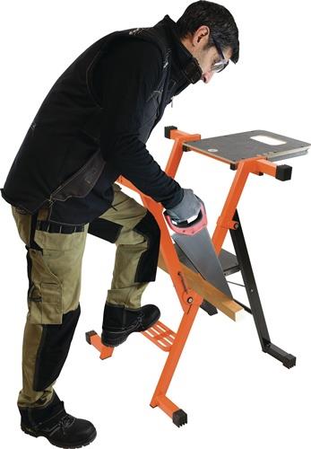 MONDELIN Trittleiter MULTI-X Stufen 2 Plattform-H.470mm MONDELIN