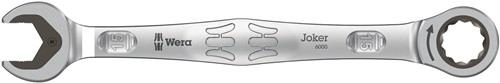 WERA Maulringratschenschlüssel Joker SW15mm L.200mm CV-Molybdän nickel-chrom-besch.