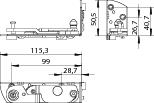 WINKHAUS Ecklager EL.K.SE.161,
