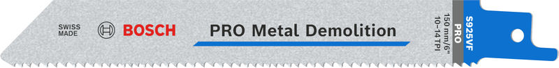 BOSCH Säbelsägeblatt S 925 VF, Heavy for Metal, 5er-Pack