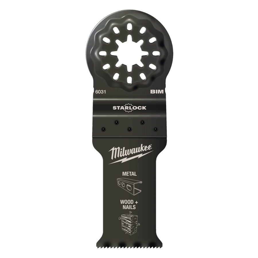 MILWAUKEE 28 x 47 mm Multitool Starlock Bi-Metall Tauchsägeblatt Multimaterial