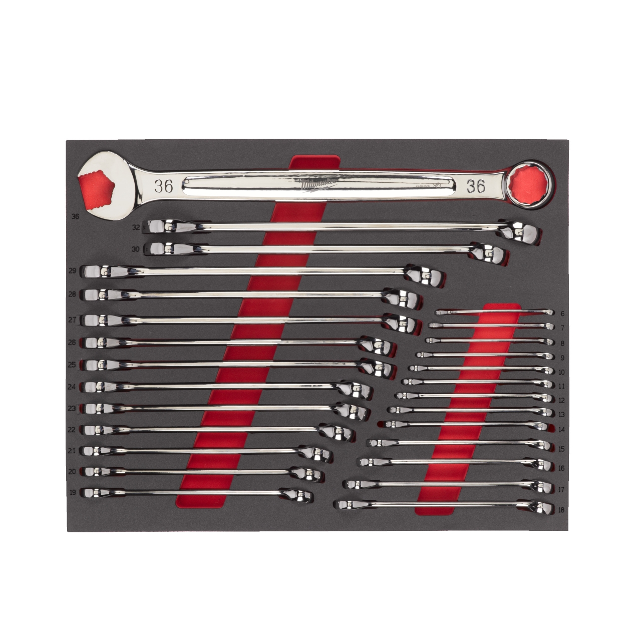 27-teilige Einlage für Werkstattwagen 78 cm MAX BITE Ringmaulschlüssel Einlage 27-teilige Einlage für Werkstattwagen 78 cm MAX BITE Ringmaulschlüssel Einlage