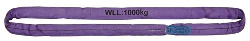 TECWERK Rundschlinge DIN EN 1492-2 Umfang 3m violett Tragf.einf.1000kg TECWERK