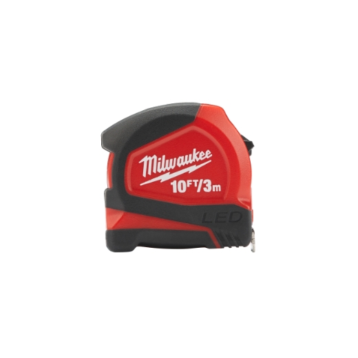 MILWAUKEE 16 mm breites Band LED-Bandmaß 3m/10 ft