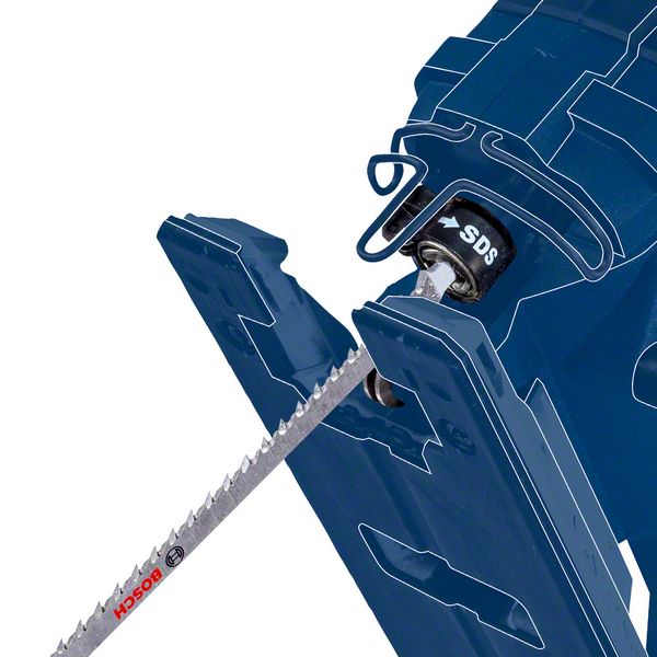 BOSCH EXPERT ‘Hardwood 2-side clean’ T 308 BFP Stichsägeblatt, 3 Stück. Für Stichsägen