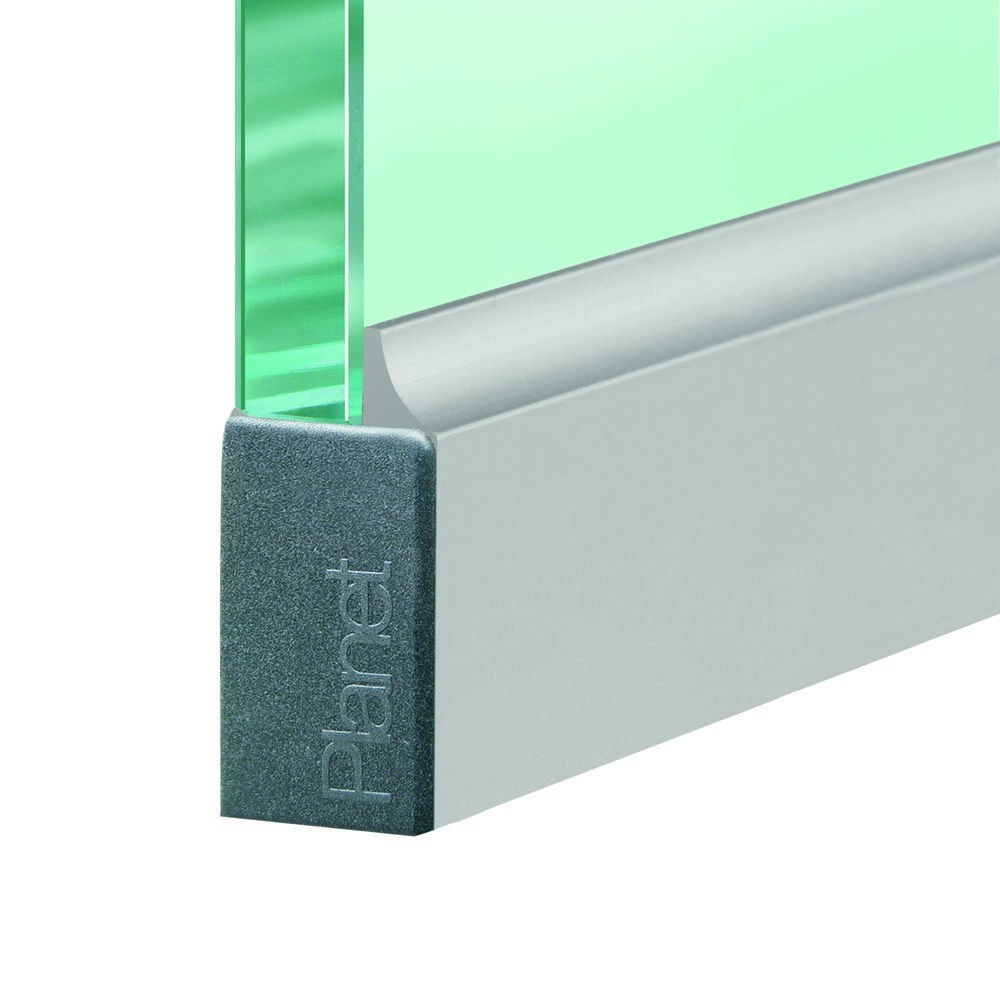 PLANET Glastürdichtung KG-D8X FH, Silikon 459 mm grau