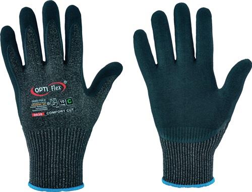 OPTIFLEX Schnitthandschuh Comfort Cut Gr.7 schwarz meliert/schwarz EN 388 PSA II 12 PA