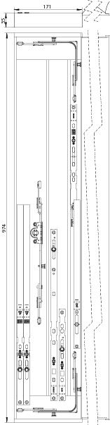 WINKHAUS Getriebe-Set HKT.RC-N, Stahl, WINKHAUS Getriebe-Set HKT.RC-N, Stahl,