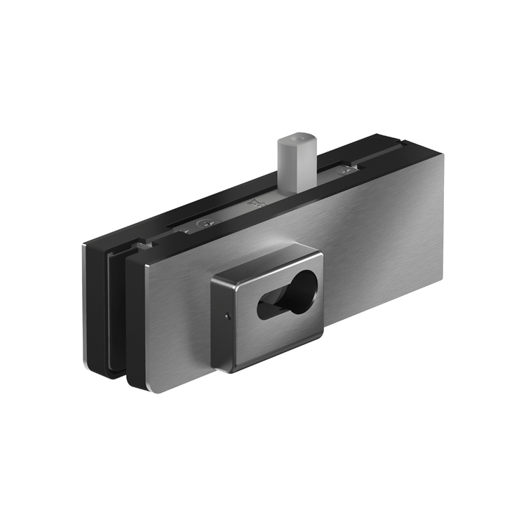 DORMA GLAS Eckschloss MUNDUS PREMIUM US 10, 42.517, Edelstahl DORMA GLAS Eckschloss MUNDUS PREMIUM US 10, 42.517, Edelstahl